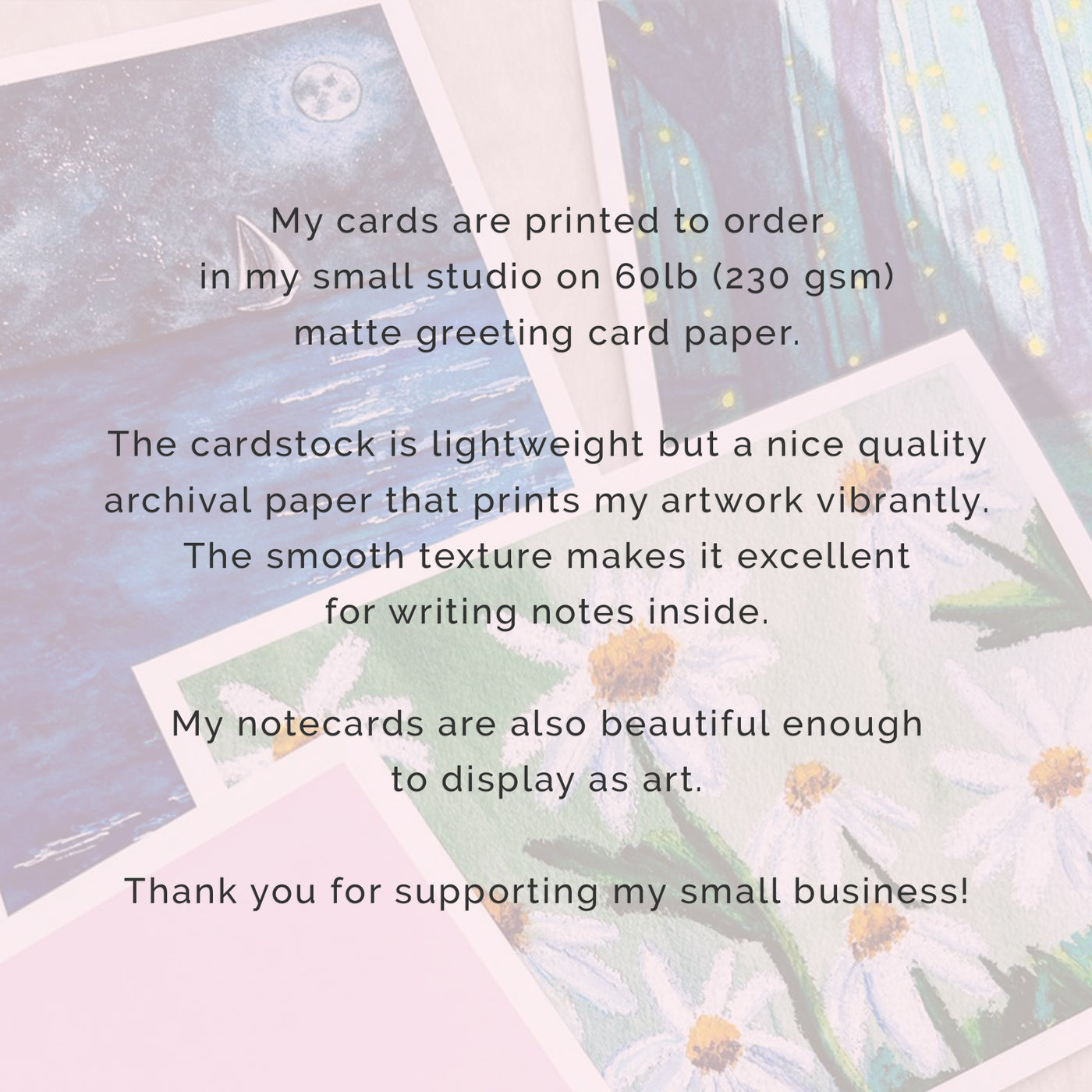 Abstract Enchanted Landscape Greeting Card