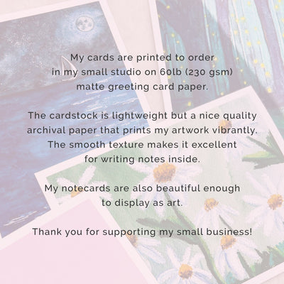 Fairytale Castle Forest Greeting Card