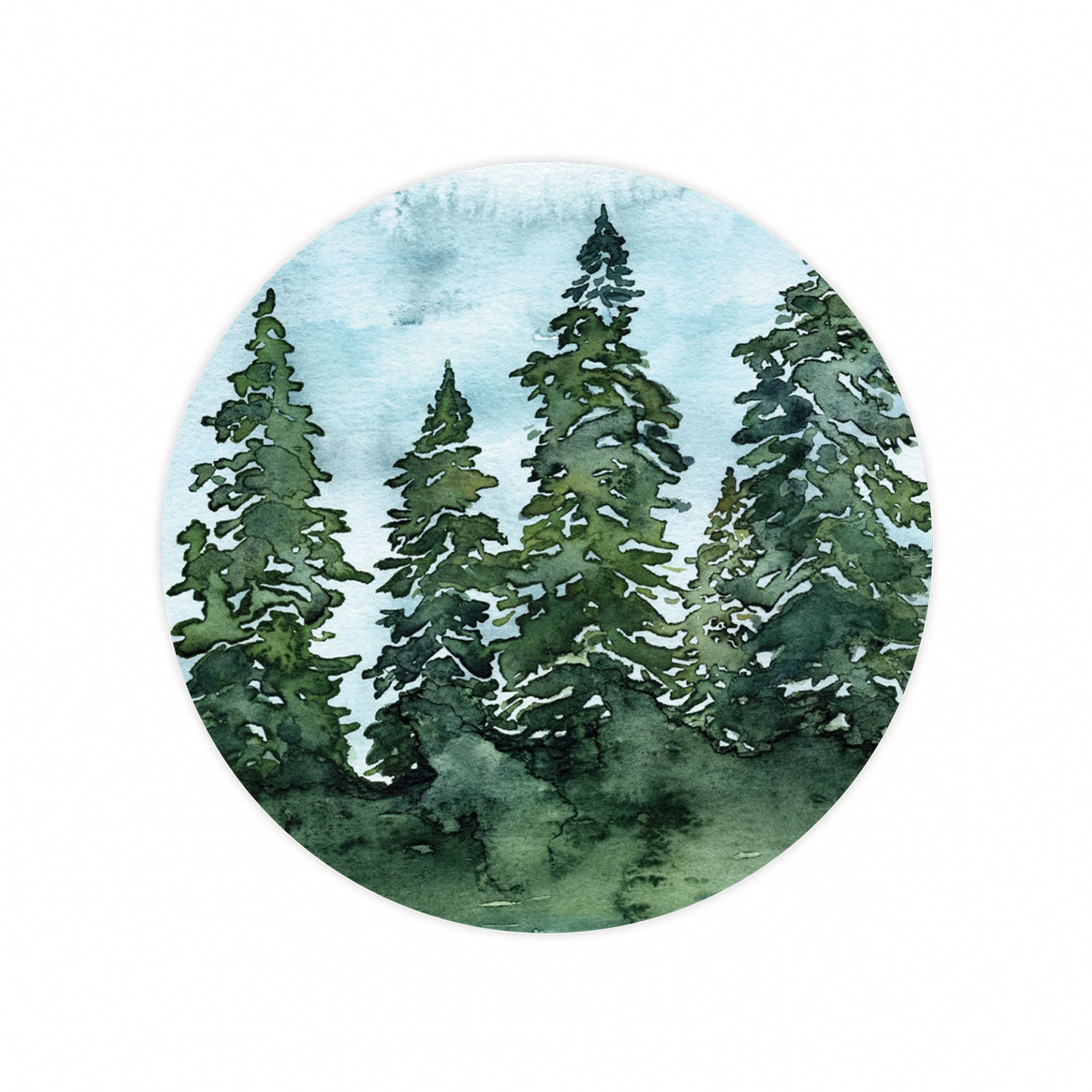 Sticker Pine Tree 