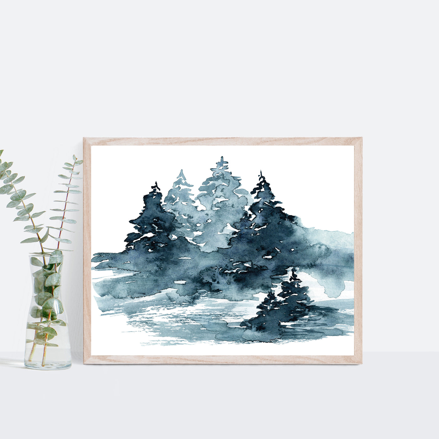 Winter Pines Art Print