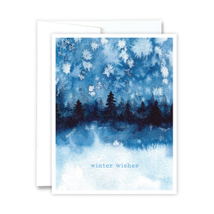 Winter Wishes Greeting Card