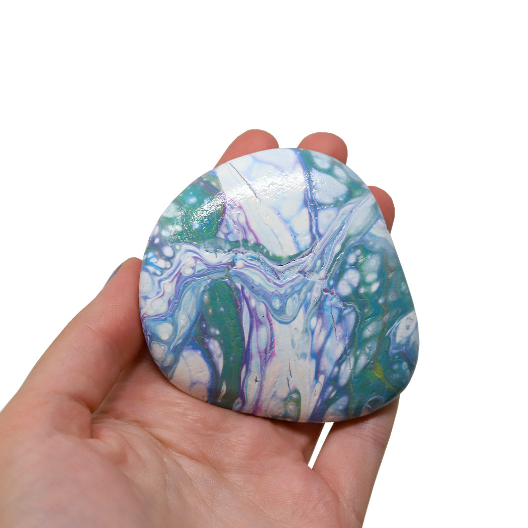 Beautiful Painted Rock by Green Artist Designs