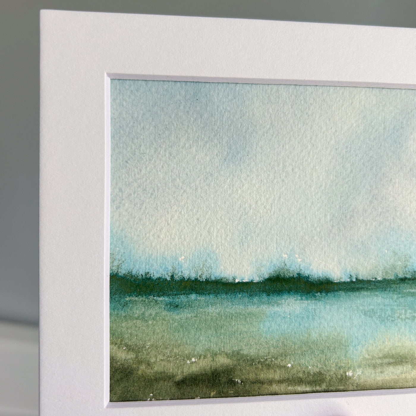 Abstract Watercolor Landscape Painting #4