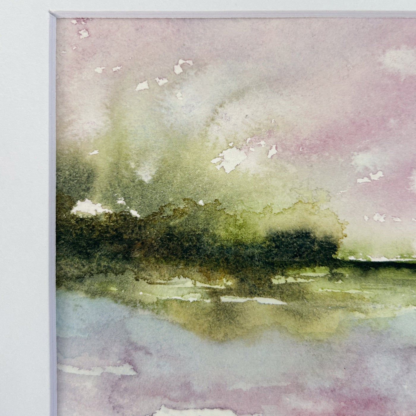 Abstract Watercolor Landscape Painting #1