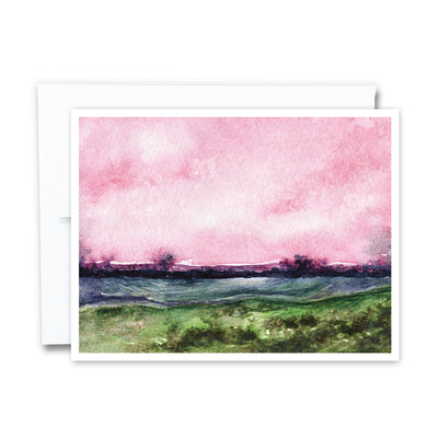 Abstract Landscape #4 Notecard