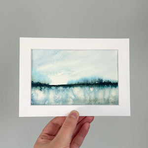 Abstract Watercolor Landscape Painting #2