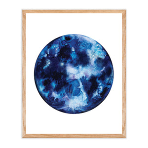 Blue Moon Art Print