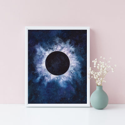 Solar Eclipse Art Print