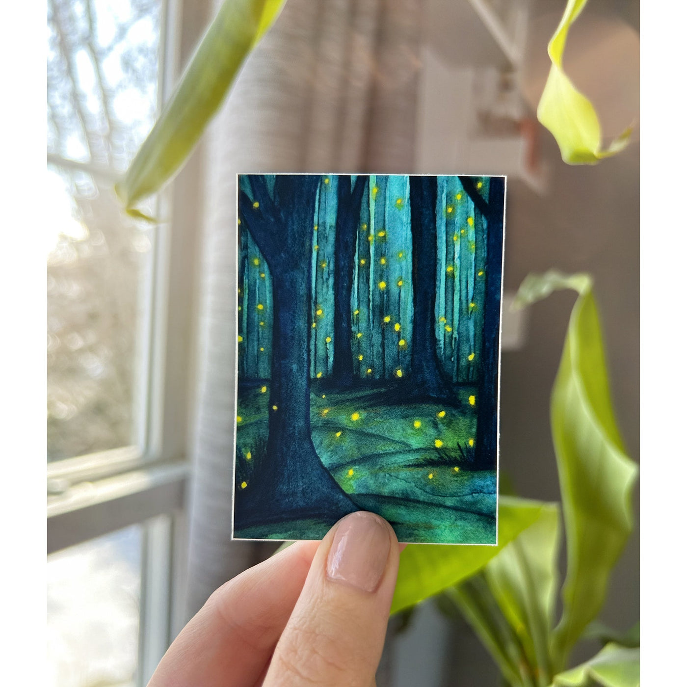 Firefly Forest Vinyl Sticker
