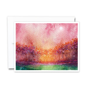 Golden Hour Glow Notecard