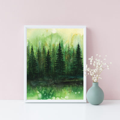 Green Serenity Art Print