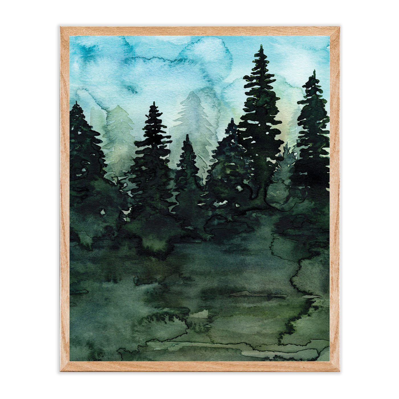 The Woods Art Print