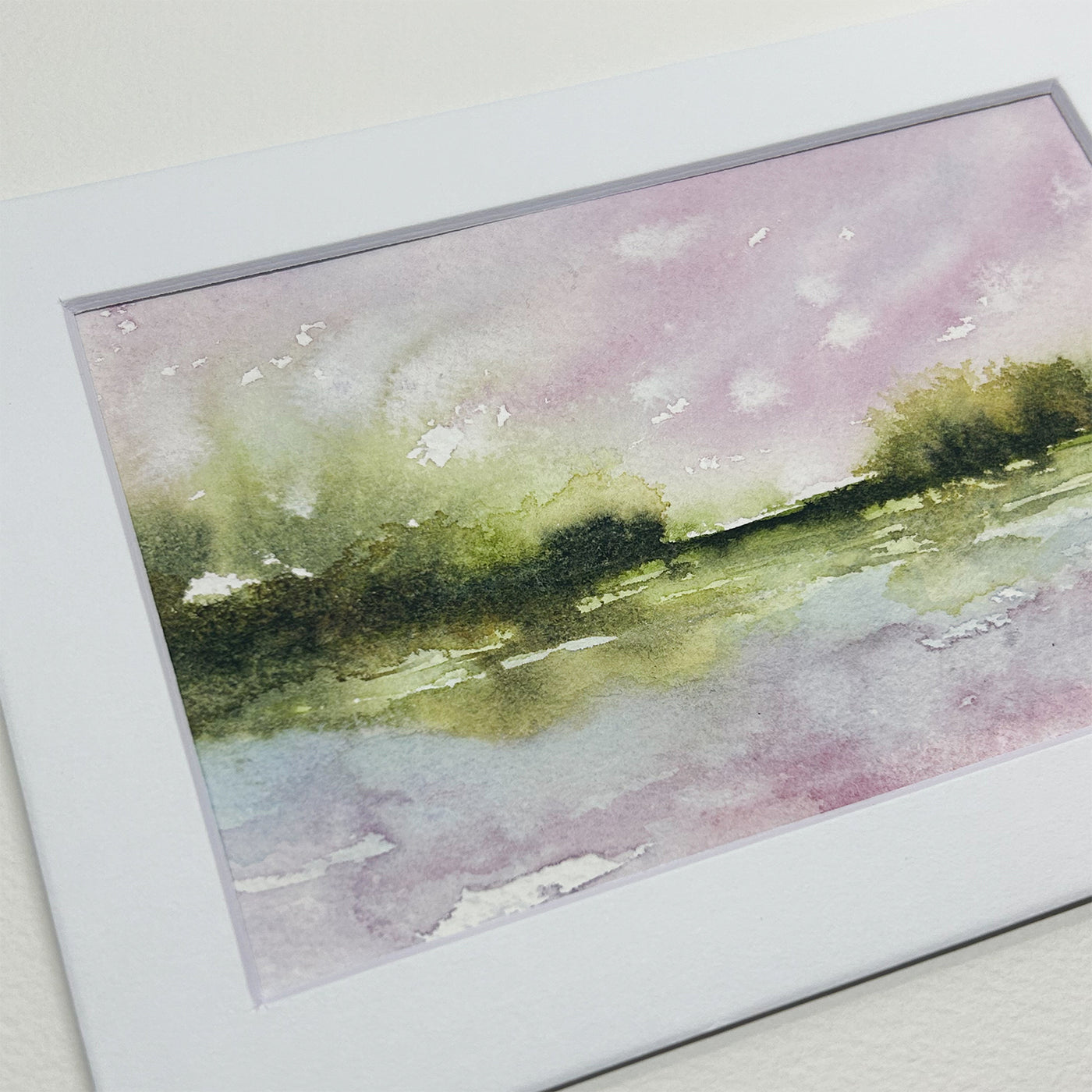 Abstract Watercolor Landscape Painting #1