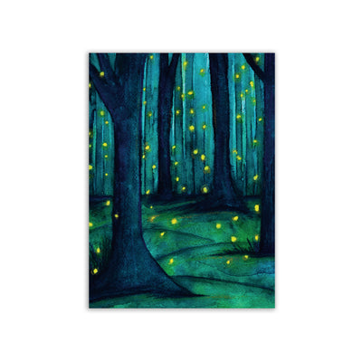 Firefly Forest Vinyl Sticker