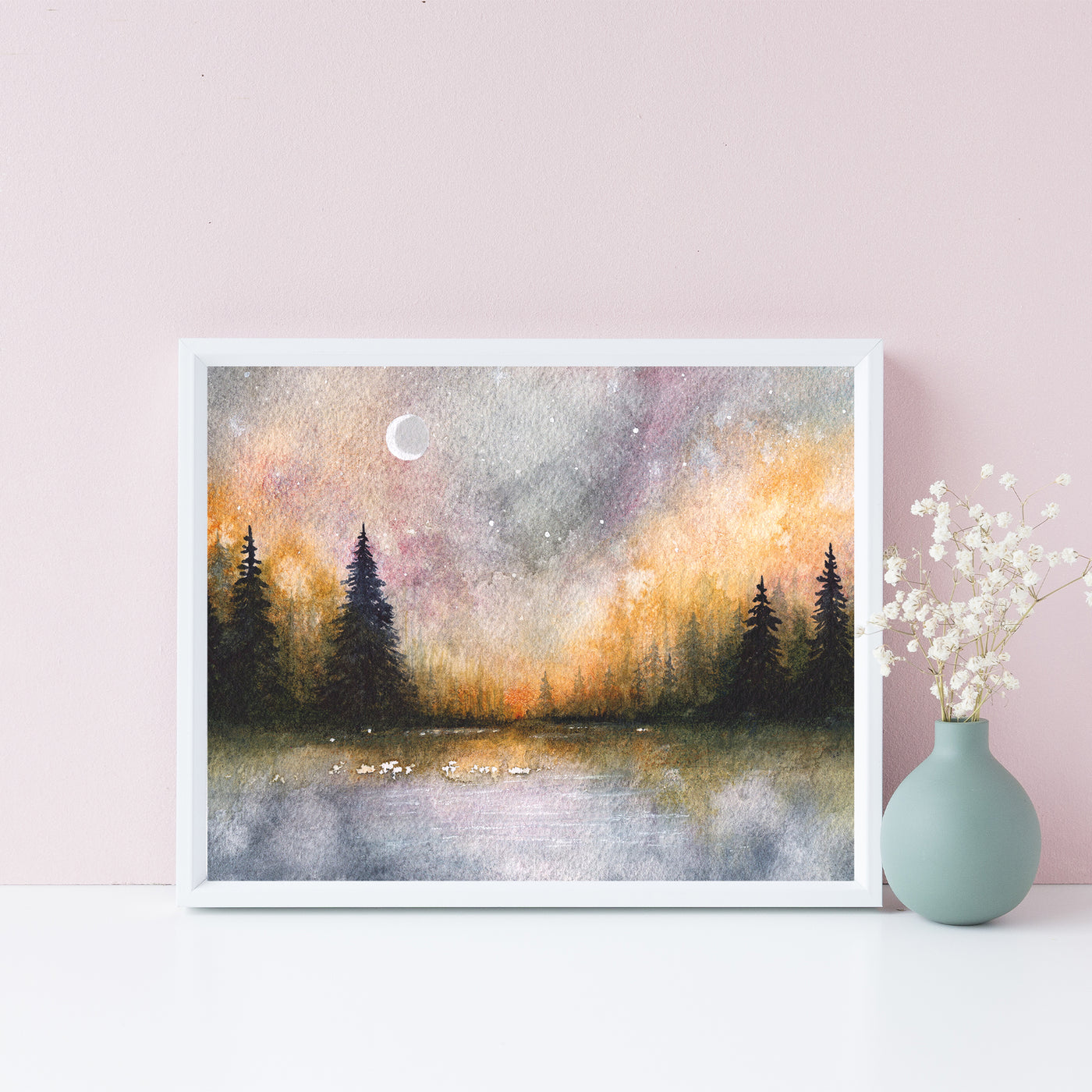 Lunar Twilight Art Print