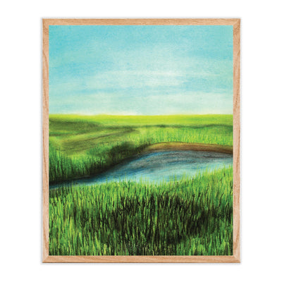 Marsh Landscape Art Print