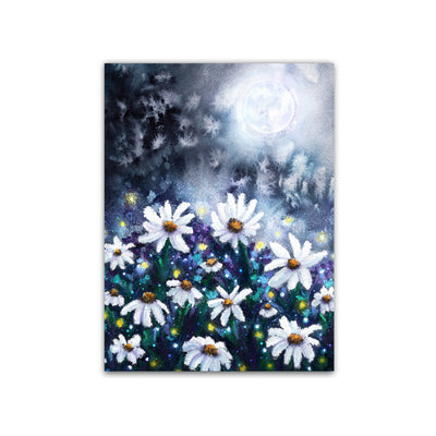 Moonlit Florals Vinyl Sticker