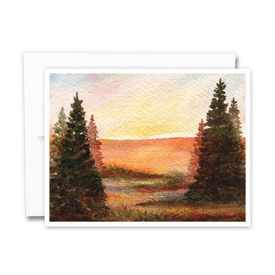 October Glow Notecard