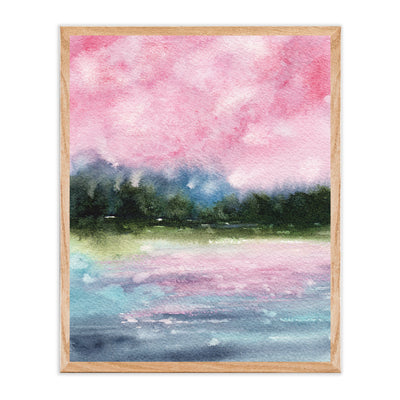 Perfect Pink Sky Art Print