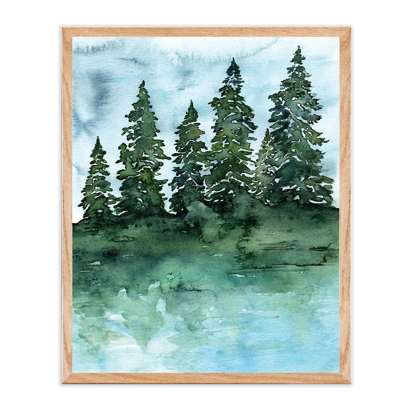 Pine Reflections Art Print