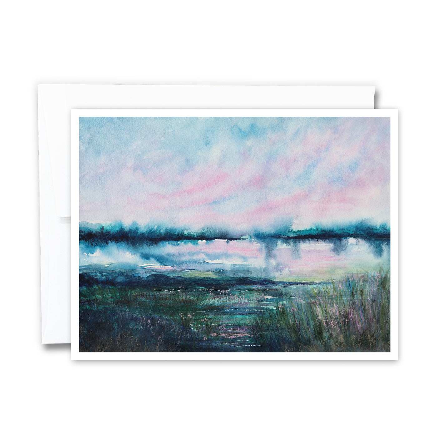 Pink Twilight Notecard