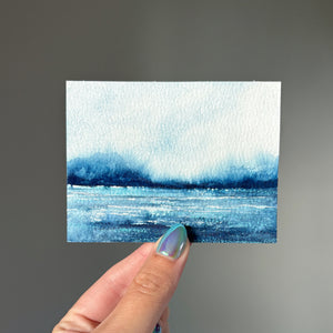 Small 4x3" Watercolor Landscape Painting #11