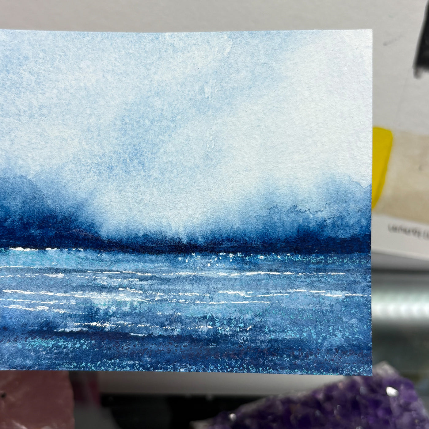 Small 4x3" Watercolor Landscape Painting #11