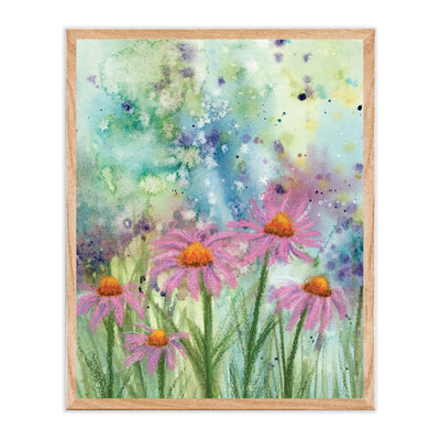 summer blooms art print