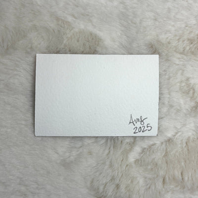 Tiny 2x3" Watercolor Landscape Painting #01