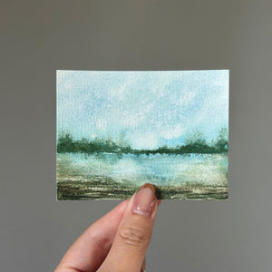 Small 4x3" Watercolor Landscape Painting #3