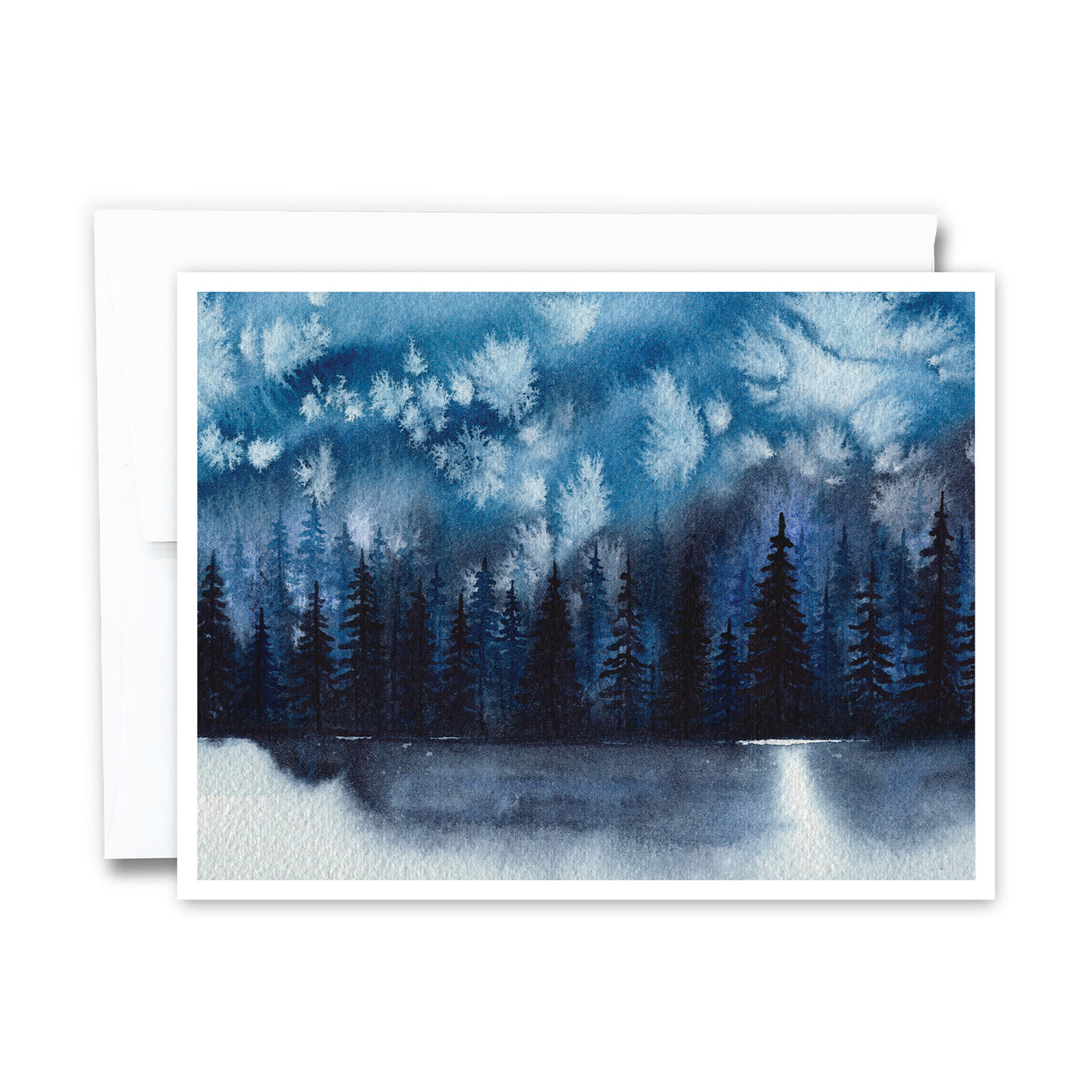 Winter Blues Notecard