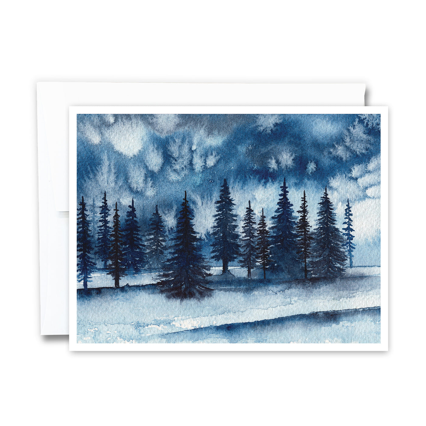 Frozen Forest Notecard