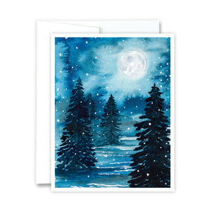 Winter Landscape Greeting Card