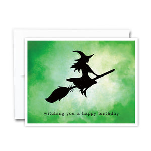 Witching You A Happy Birthday Card