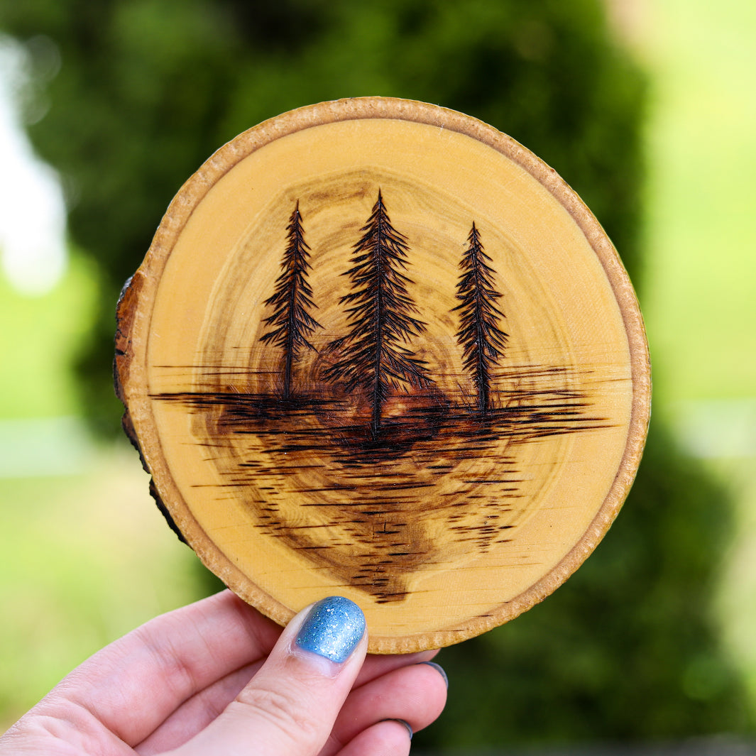 Wood Burning Art For Sale by Green Artist Designs