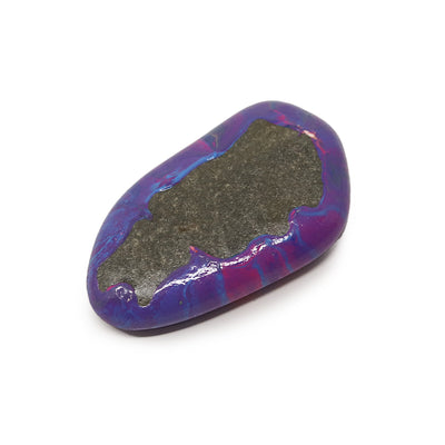 Pink and Purple Painted Rock Art For Sale