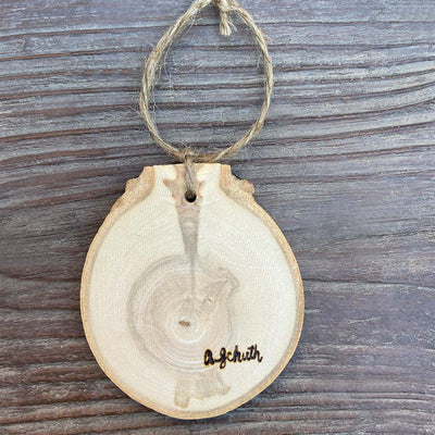wood burned ornaments for sale