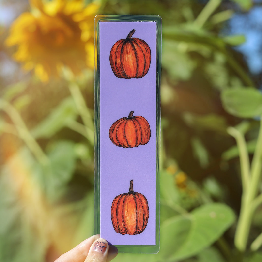 Pumpkin Bookmark By Green Artist Designs