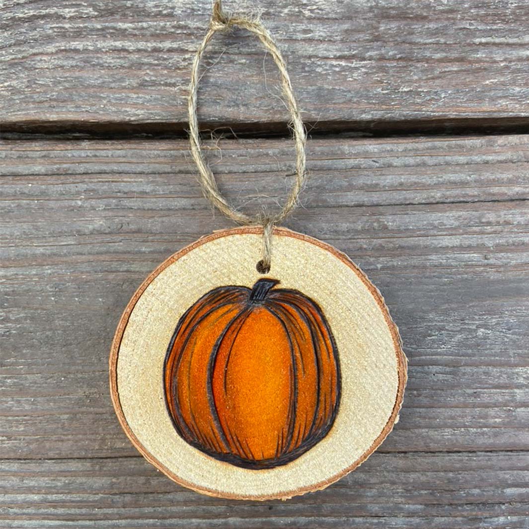 Pumpkin Ornament for Fall Holiday Tree
