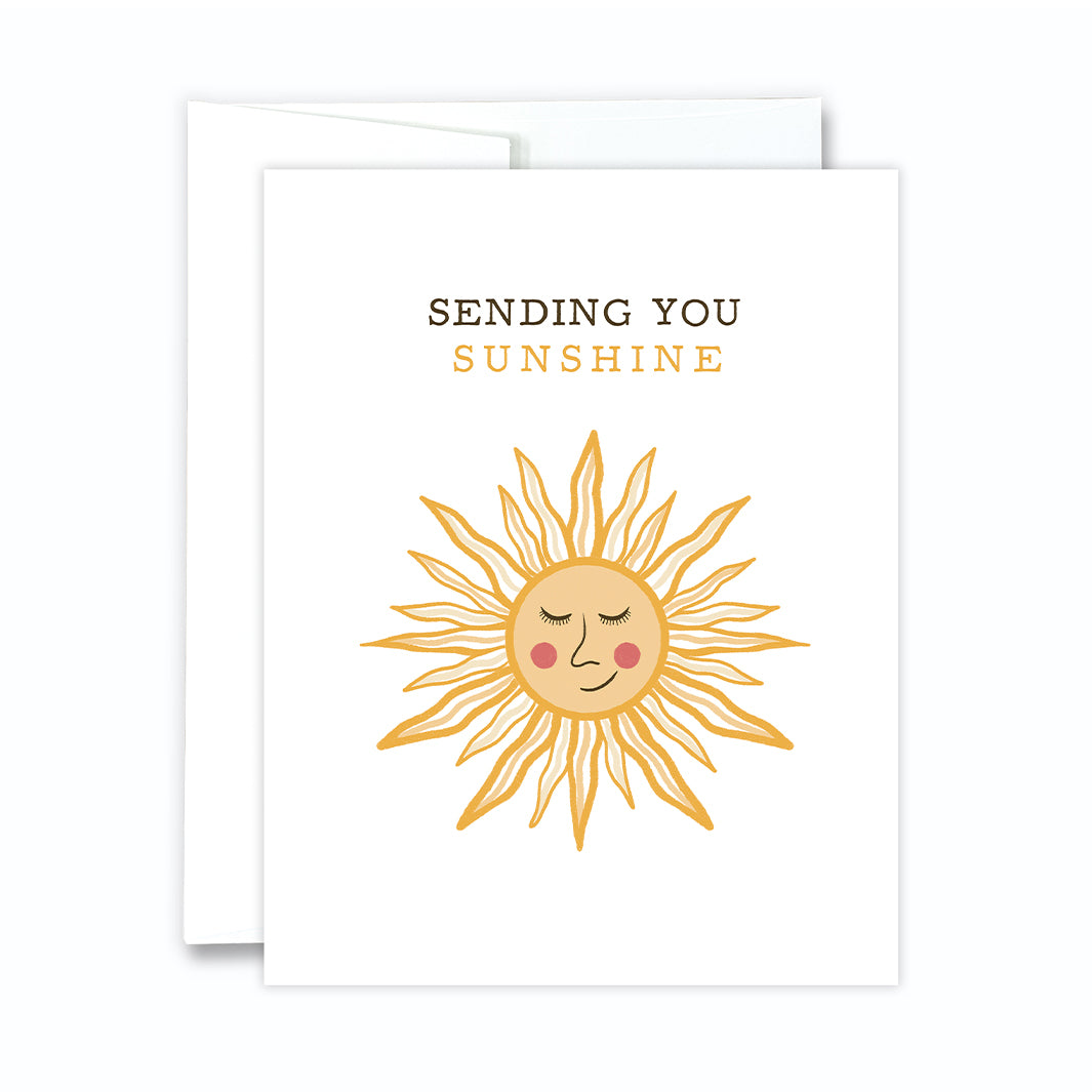 Sending You Sunshine Card – Green Artist Designs