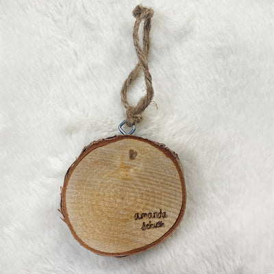 Wood Burned Ornaments For Sale