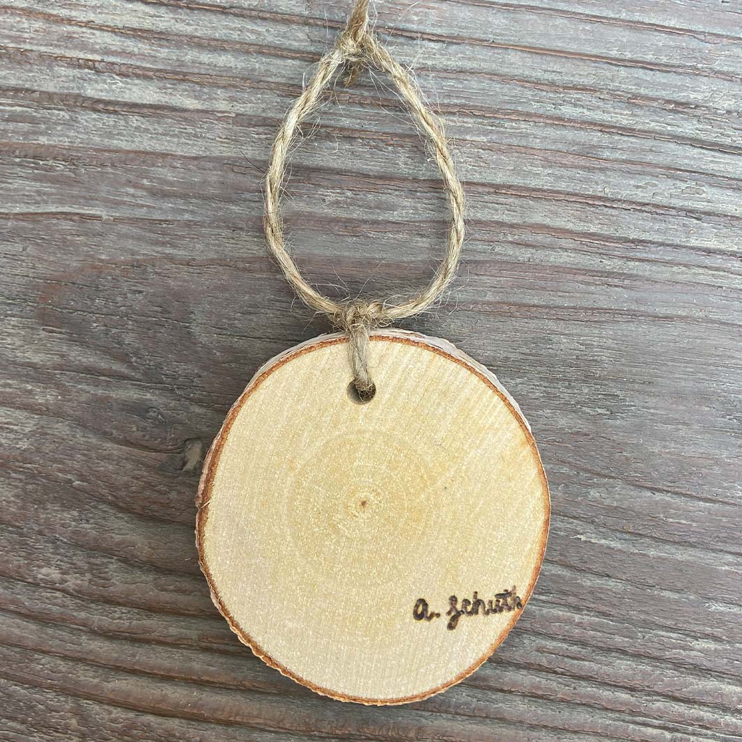 Holiday Pine Tree Ornament by Green Artist